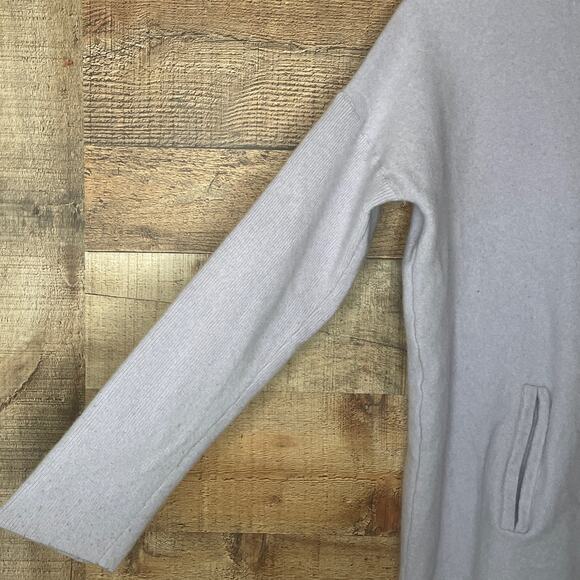 Mila Owen Wool Cashmere Turtleneck Sweater Pocket Lavender Purple Size Small - Picture 4 of 9